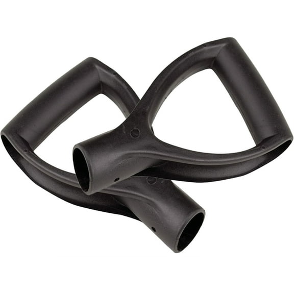 NICEXMAS 2Pcs Easy Install Plastic Grip Handles for D Shaped Shovel and Snow Tool Replacement