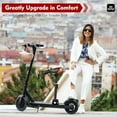 thumbnail image 2 of Adjustable Electric Scooter Seat 10.23 * 6.29inch, Comfortable Sponge Kick Scooter Seat Electric Scooter Seat for Adults, Aluminum Rod$$Sport & Recreation Other, 2 of 9