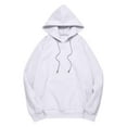 thumbnail image 5 of Womens Hoodies For Women Oversized Winter Cotton Hooded Sweatshirt Pullover Fashion Top Trendy Outfit Polyester + Spandex Loose Fit Soft Warm 4Xl Sweatshirt For Women, 5 of 5