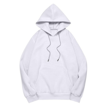

MANHUJI Hoodies Womens Oversized Hoodies Casual Winter Drawstring Hooded Sweatshirts Pullover Fashion Fall Sweatshirt Tops (White S)