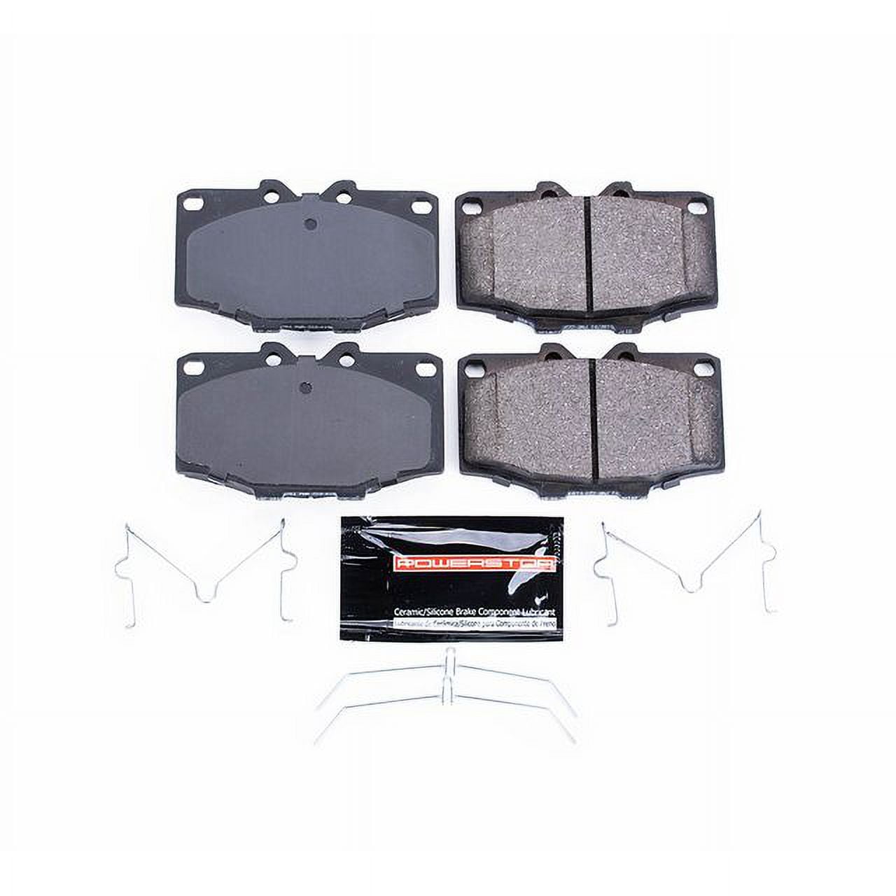 Power Stop Z23-137 Z23 Evolution Sport Carbon Fiber-Ceramic Brake Pad w/Hardware -Front