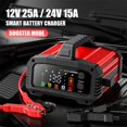 thumbnail image 3 of 20A/10A Car Motorcycle Battery Charger 12V/24V Smart Charger, 3 of 8