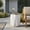 Antique White 0, variant on Outdoor Wicker End Table with Iron Frame, Brown Multi Rattan Barrel Side Table for Patio, 17.5
