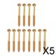thumbnail image 1 of Paquete de 12 tornillos de montaje Baoblaze para pastillas de bajo color dorado, 1 of 8