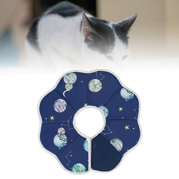 Collier Réglable Pour Chat, Collier De Protection Pliable, Collier De Récupération Pour Animaux De Compagnie Après Une Chirurgie Et Des Blessures (S) | Leroy Merlin