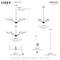 thumbnail image 3 of Livex Lighting  1 Light Brushed Nickel Penant, 45831-91 - 5.125" Dia x 24.5" - 80" Adj. H, 3 of 7
