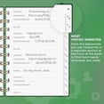 thumbnail image 4 of fuzhong-Password Book Spiral \u2013 Mini Internet Address & Password Organizer with Laminated Alphabetical Tabs \u2013 Small Password Keeper Journal \u2013 Hardcover, Pocket Size, 4.7x5.7\u201d (Dark, 4 of 4