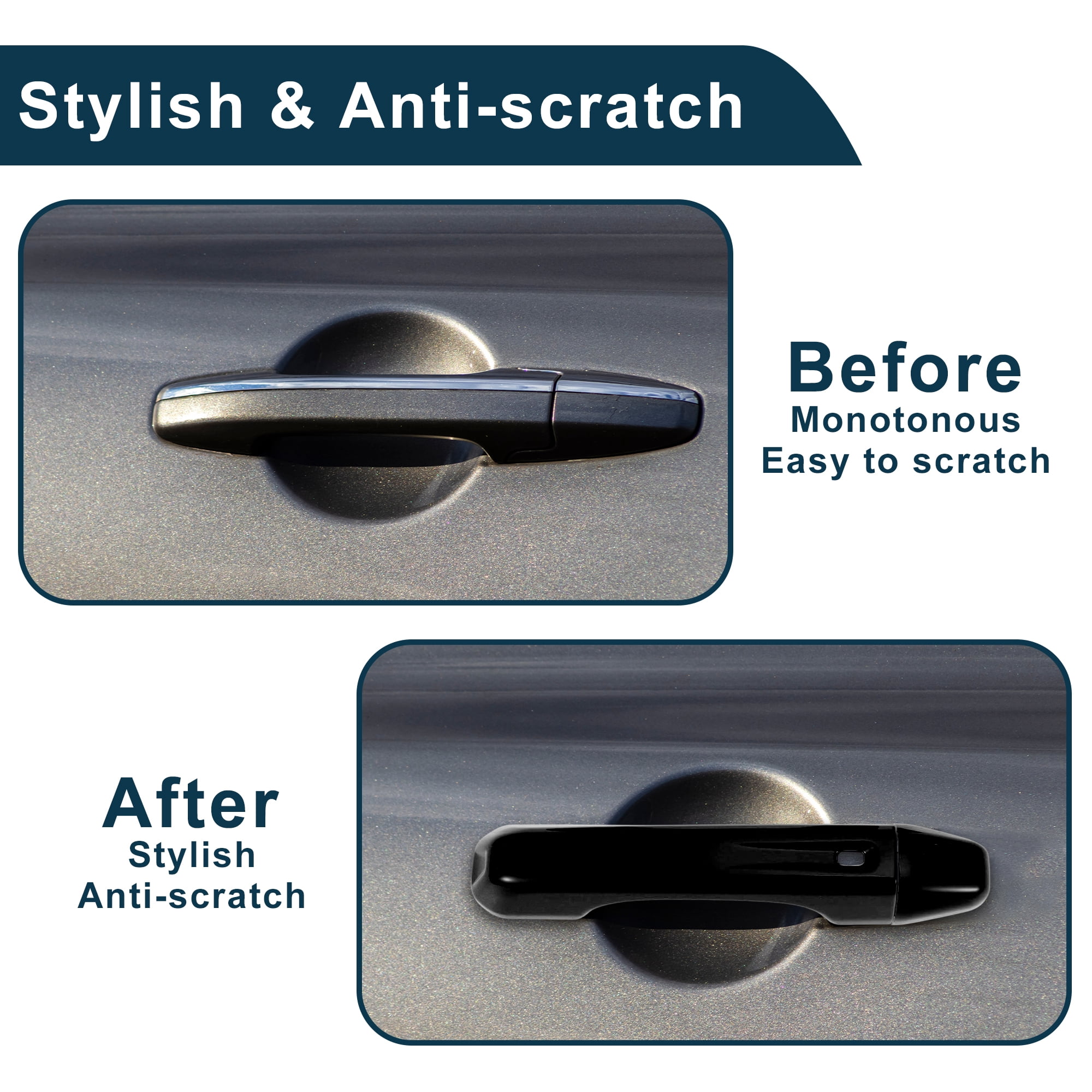 Unique Bargains Tailgate Handle Cover Trim for Jeep Wrangler JL JLU 2018-2021 Durable