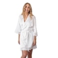 thumbnail image 2 of Satin Floral Lace Robe, 2 of 2