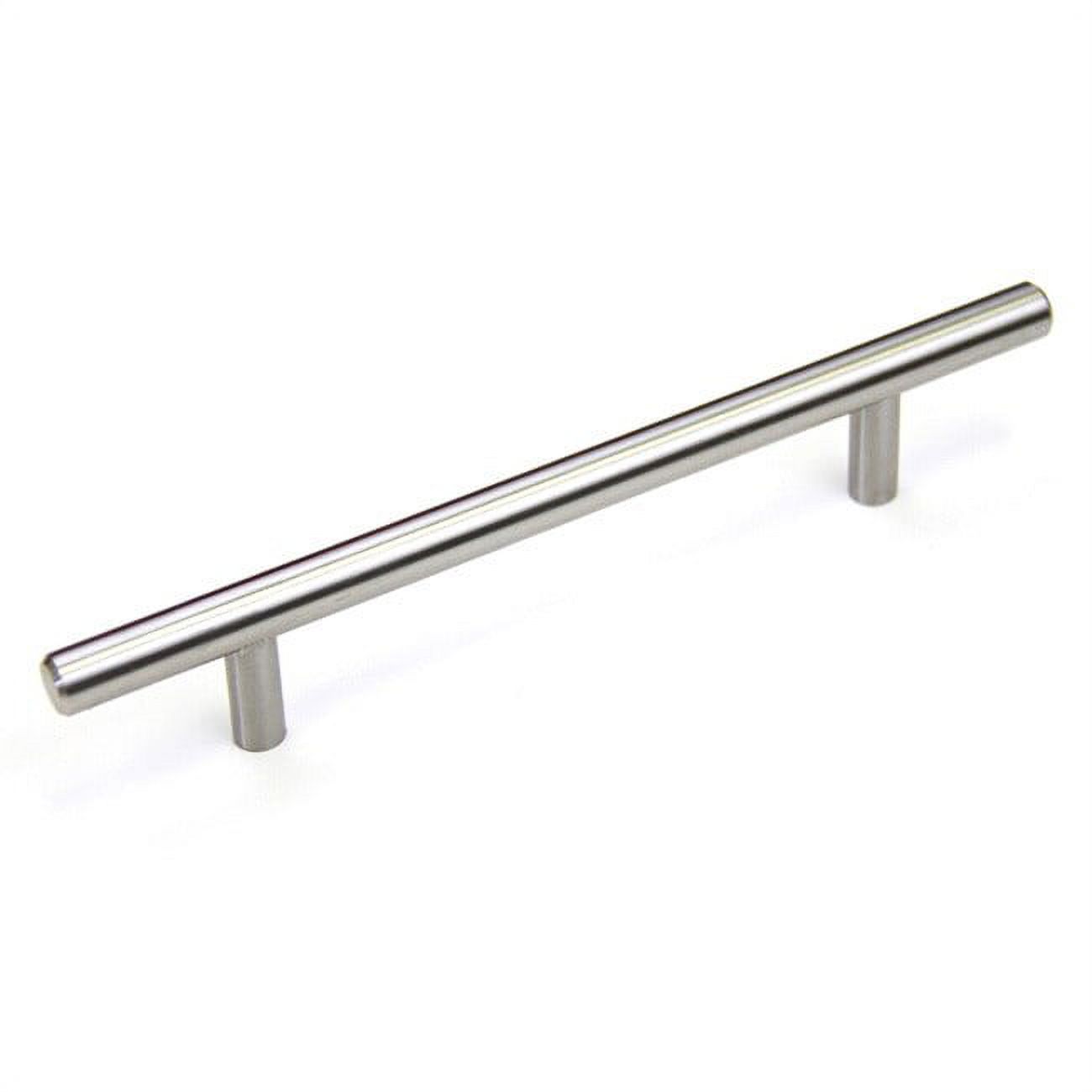 8" Solid Stainless Steel Cabinet Bar Pull Handles Stainless Steel 8-inch Cabinet Bar Pull Handles (Case of 15) - image 2 of 3