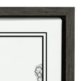 thumbnail image 3 of Kate and Laurel Sylvie San Francisco Modern Map Framed Canvas Wall Art by Jake Goossen, 18x24 Gray, Decorative Map Art for Wall, 3 of 7