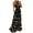 Black, variant on Rutainlusire Dresses for Women Under $10, Women Tropical Print Halter Backless Maxi Dress Casual Sleeveless Beach Dress