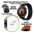 thumbnail image 2 of Correa Tela Premium 22mm Para Huawei Watch Gt5/gt4/gt3 Se, 2 of 8