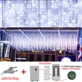 thumbnail image 3 of Guirnalda de luces LED navideñas para exteriores, guirnalda de luces de calle, cortina de luces de hadas de 3 a 20 m para bodas, patios, fiestas, decoración de Año Nuevo, 3 of 5