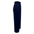 thumbnail image 6 of AILIYIL Women'S Elastic High Waisted Fashionable Wide Leg Pants With Slimming And Drapey Wide Leg Pants (Navy Blue,S), 6 of 7