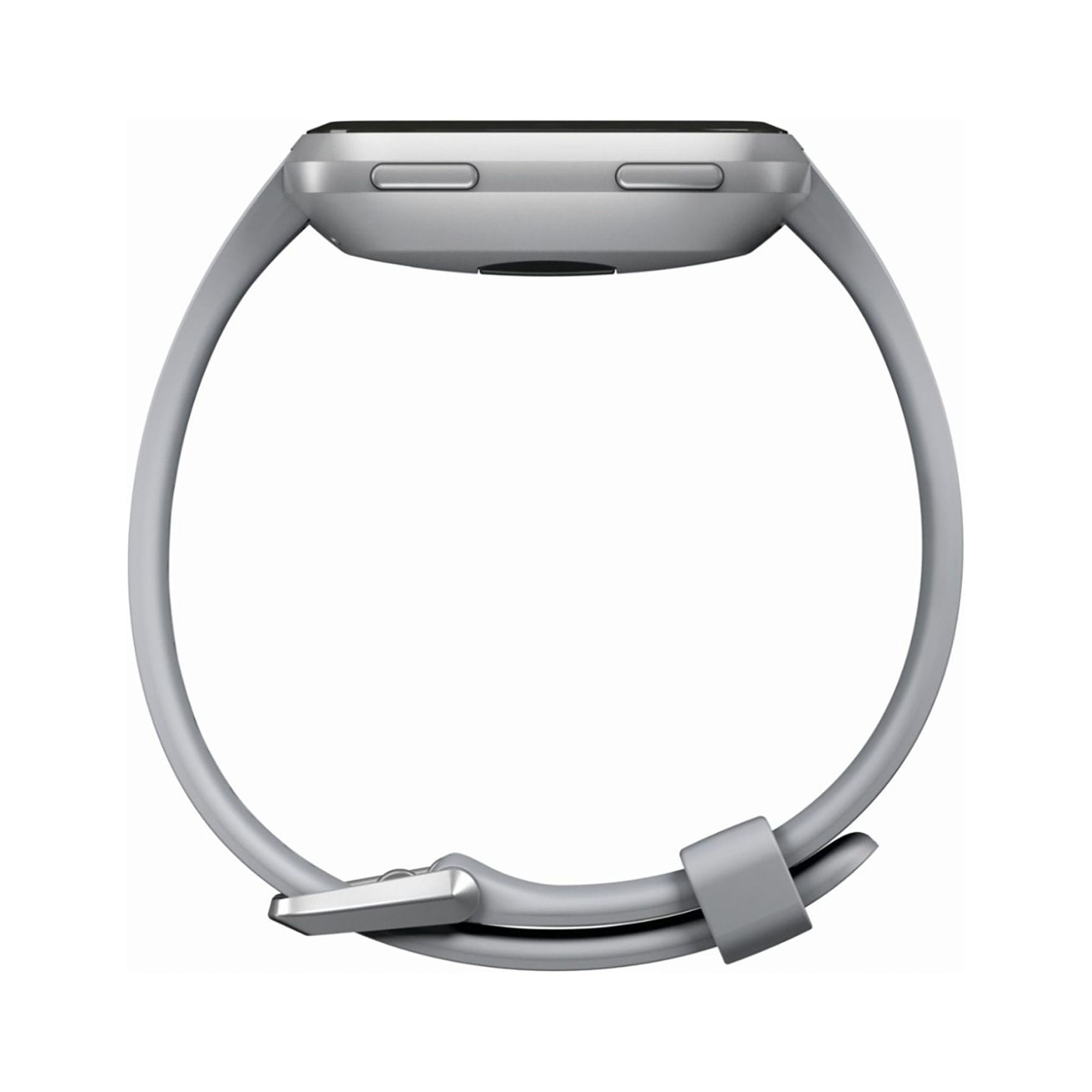 Restored Fitbit Versa (1st Gen) Smartwatch Activity Tracker - Silver/Gray (FB504) (Refurbished)