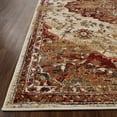 thumbnail image 3 of Superior Abena Traditional Medallion Indoor Area Rug, 5' x 8', Cream/ Rust, 3 of 7