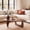 Walnut, variant on Modern Coffee Table, Mid Century Triangle Coffee Table for Living Room Bedroom Reception Office Tables, Wood
