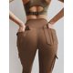 thumbnail image 3 of Leggings de mujer, pantalones de yoga ajustados, pantalones de mujer de cintura alta y pierna ancha, pantalones deportivos acampanados, transpirables, de secado rápido, 3 of 5