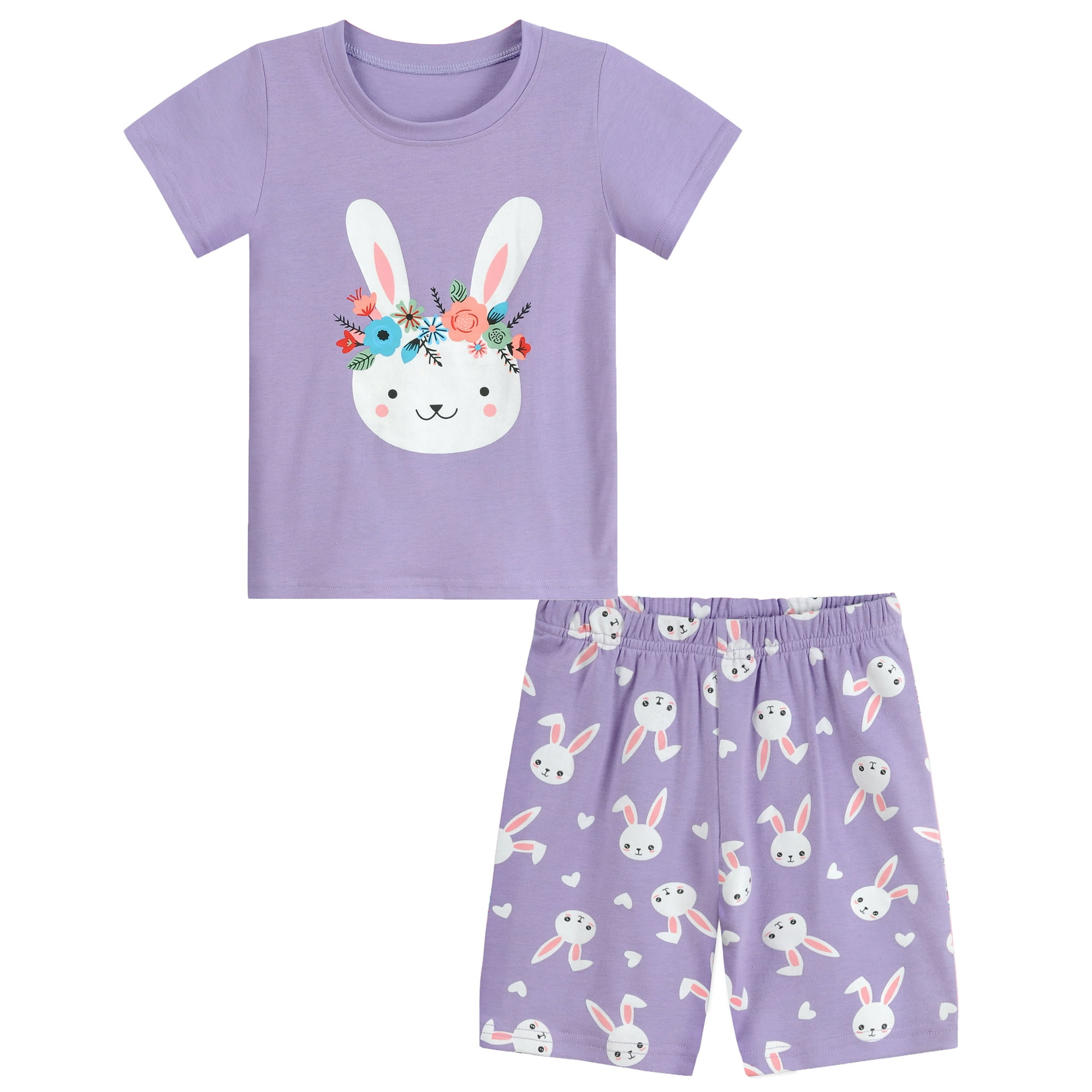 Little girl pajama short sets hotsell