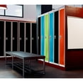 thumbnail image 6 of AdirOffice Large Steel Metal Locker 1-Tier Storage Cabinet with Key & Hooks, Red, 6 of 10