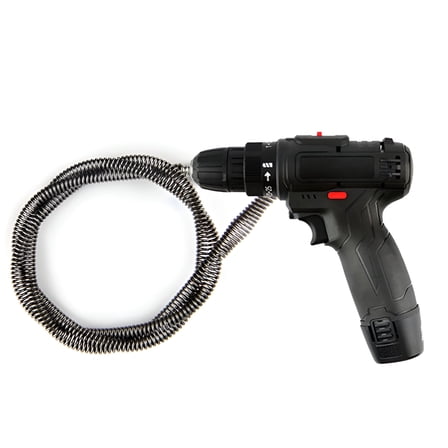 FACEGA Sewer Drain Snake Tool - Heavy Duty Plumbing Auger for Kitchen Sink, Toilet, Pipe Clog Removal, 16.54-inch Flexible Spring with Ergonomic Handle