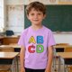 thumbnail image 2 of Camiseta de Manga Corta Linda para Niños, Camiseta de la Temporada de la Escuela de Impresión Gráfica, Camisetas de Manga Corta de las Niñas Suaves para Niños de Edades 3-10, 2 of 9