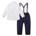 thumbnail image 4 of Fshinging Boy Gift Clothes Gentleman'S Suit Spring Autumn 3 Piece Set Tops + Vest Jacket +Pants Garçon Ensemble Size 12-13 Years, 4 of 4