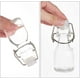 thumbnail image 2 of Paquete de 12 mini botellas de vidrio con tapa abatible de 2 oz (60 ml) con 20 etiquetas colgantes y 1 paquete de cordón de cáñamo para decoración de recuerdos de bodas, 2 of 8