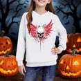 thumbnail image 5 of YUNAFFT Boys & Girls Hooded Sweatshirt Halloween Pullover 4-14Y | 8 Colors | Japanese Polyester | Loose Fit Casual Y2K Style, 5 of 9