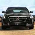 thumbnail image 4 of Cadillac 3D Metal Logo 12" x 4.25" European Look Black Half-Size Stainless Steel License Plate, 4 of 5