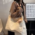 thumbnail image 3 of Bolso de mano para mujer, bolso de mano informal con cremallera, bolso de hombro de gran capacidad con bolsillos MFZFUKR BST3024038-1, 3 of 5