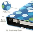 thumbnail image 3 of FORMRS 3 Ring Photo Album 4"x6" Self Adhesive Large Capacity PU Leather Cover, Blue Dots, 3 of 8