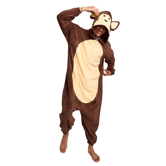 Enterizo con capucha de mono Bioworld de manga larga para cosplay