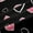 Black Pink, variant on Feelyou Girly Pink Strawberry Black Out Curtains, Kawaii Stars Print Curtains Pack of 2 (42x63 Each), Teens Kids Girls Women Bedroom Curtains, Blackout Curtains Room Decor