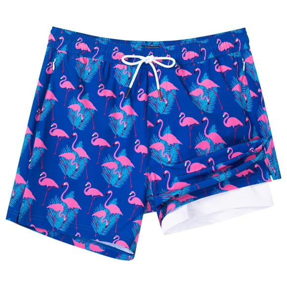 Bañador SURF CUZ de 5 pulgadas, de secado rápido, compresión, azul marino