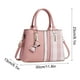 thumbnail image 3 of Bolso de mano para mujer, bolso de mano de gran capacidad, bolso de piel suave, elegante, con retazos, multicapa, 3 of 6
