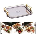thumbnail image 2 of Snacks Plate Home Decorative Platter Divided Serving Dishes appetizer serving tray decorative for Nuts Kitchen M Gray, 2 of 9