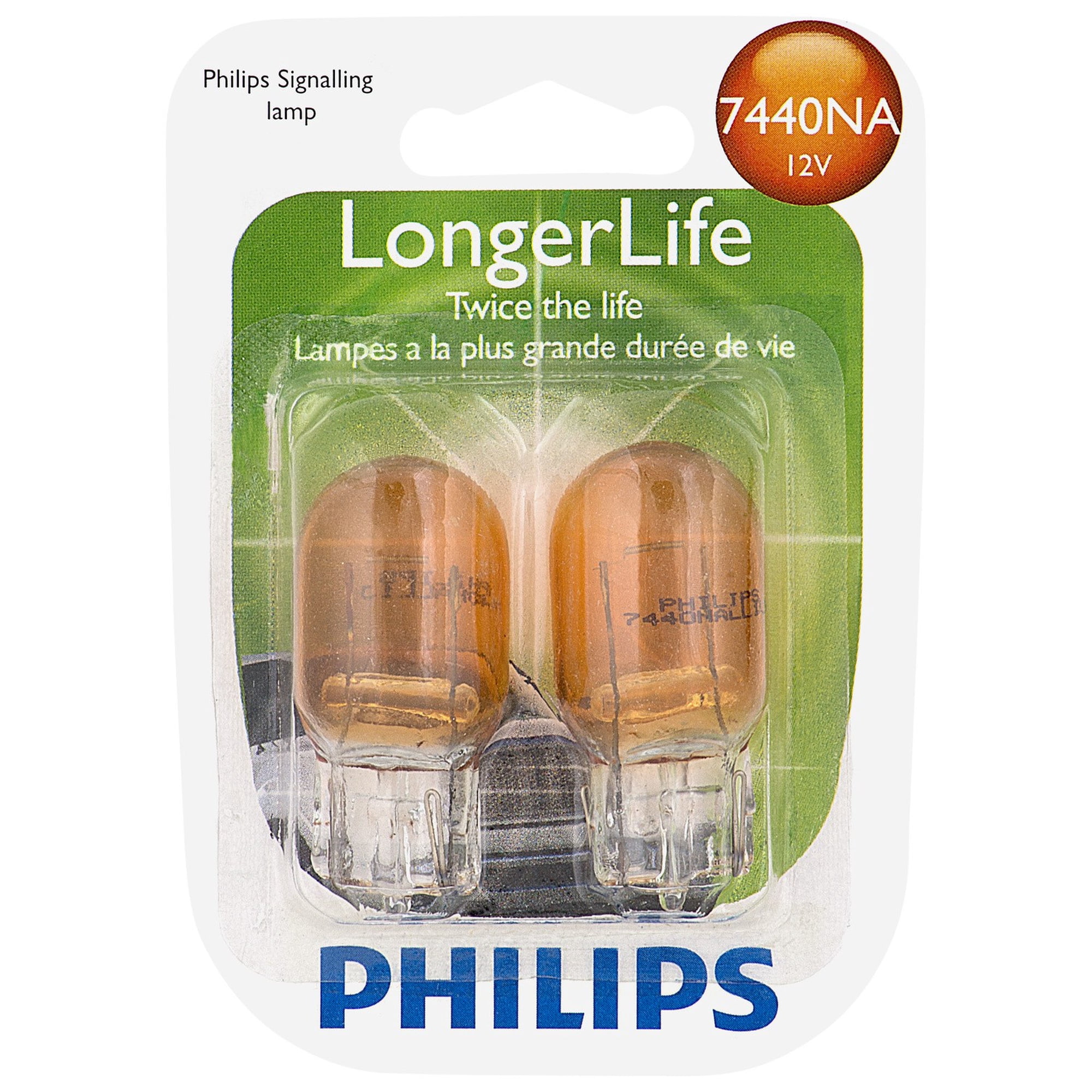 Philips LongerLife Miniature 7440NALL, Pack of 2
