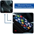 thumbnail image 5 of Baseball Soft and Comfortable Furry Printed Car Armrest Pad Cover - 12.5x8.2 Inch, 5 of 6