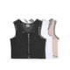 thumbnail image 3 of Women Ice Silk Breathable Chest Binder Tomboy Lesbian Transgender Corset Tops Vest Front Zipper Short Bandage Breast Binder, 3 of 4
