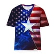 thumbnail image 6 of NSLGXD Women Patriotic Shirts American Flag 4th of July Graphic Tees Casual Short Sleeve Tee Top Usa 250th Anniversary Shirt S-2XL, 6 of 6