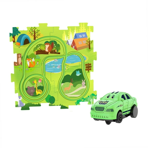 Puzzle Tracks,Vehicle and Puzzle Track STEM Activity Set,Puzzle Tracks