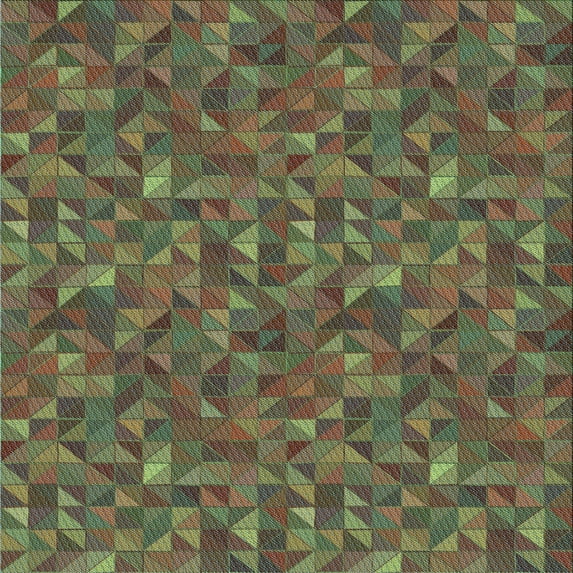 Ahgly Company Machine Washable Indoor Square Transitional Sepia Brown Area Rugs, 6' Square