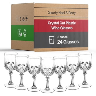 Smarty 2 oz. Clear Round Plastic Disposable Mini Wine Glass 480 ct -  Walmart.com