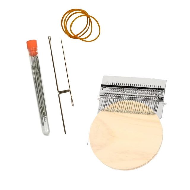 Linnome Beginner Weaving Needle Set Multiple Sizes for Home Craft Projects Knitting Crochet Supplies Needs