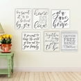 thumbnail image 2 of The Stupell Home Decor Collection Home and Love Story of Who We Are Wall Art, 2 of 2