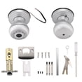thumbnail image 1 of Fingerprint Door Lock-Smart Door Handle, Keyless Door Handle Silver, 1 of 5