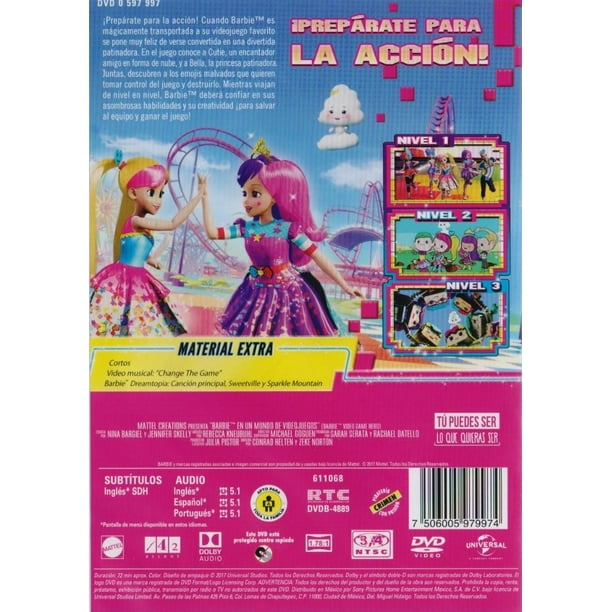 Barbie en un mundo de videojuegos completa en español deals