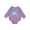 Lavender, variant on Little Co-pilot Cute Helicopter Baby Fleece Bodysuit
